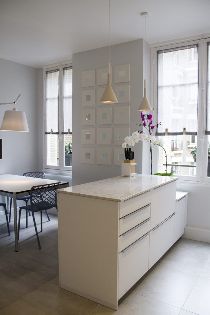 Aménagement d’une cuisine haussmannienne – Paris 16ᵉ