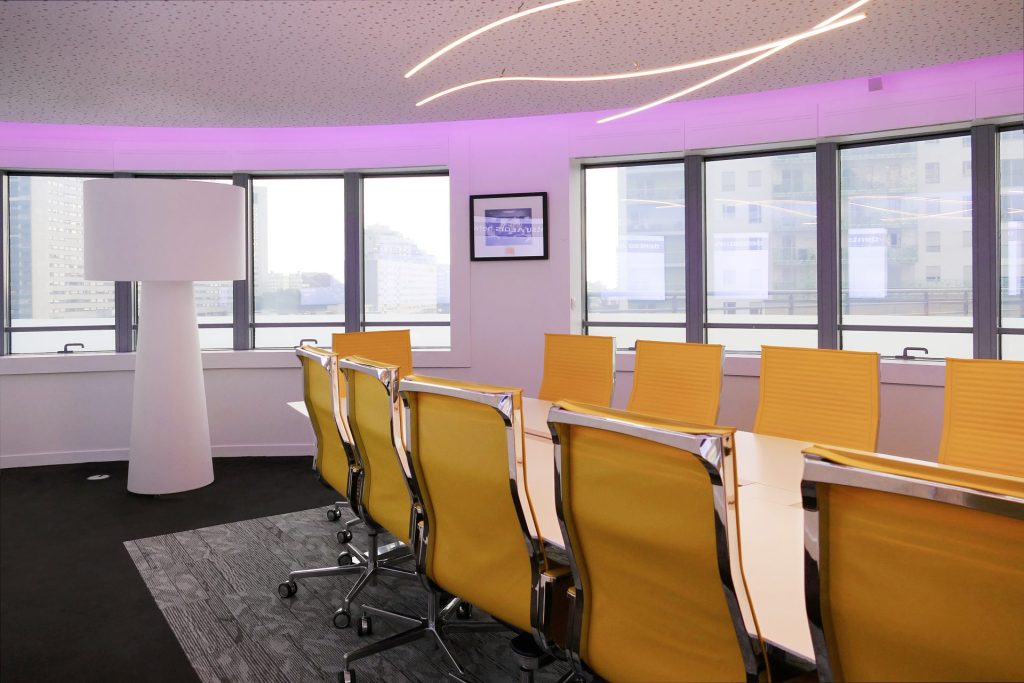 Design d’une salle de direction connectée
